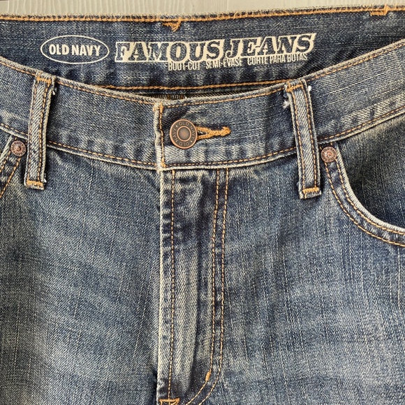 Old Navy Men's Famous Bootcut Jeans Size 36x32 - Picture 5 of 10